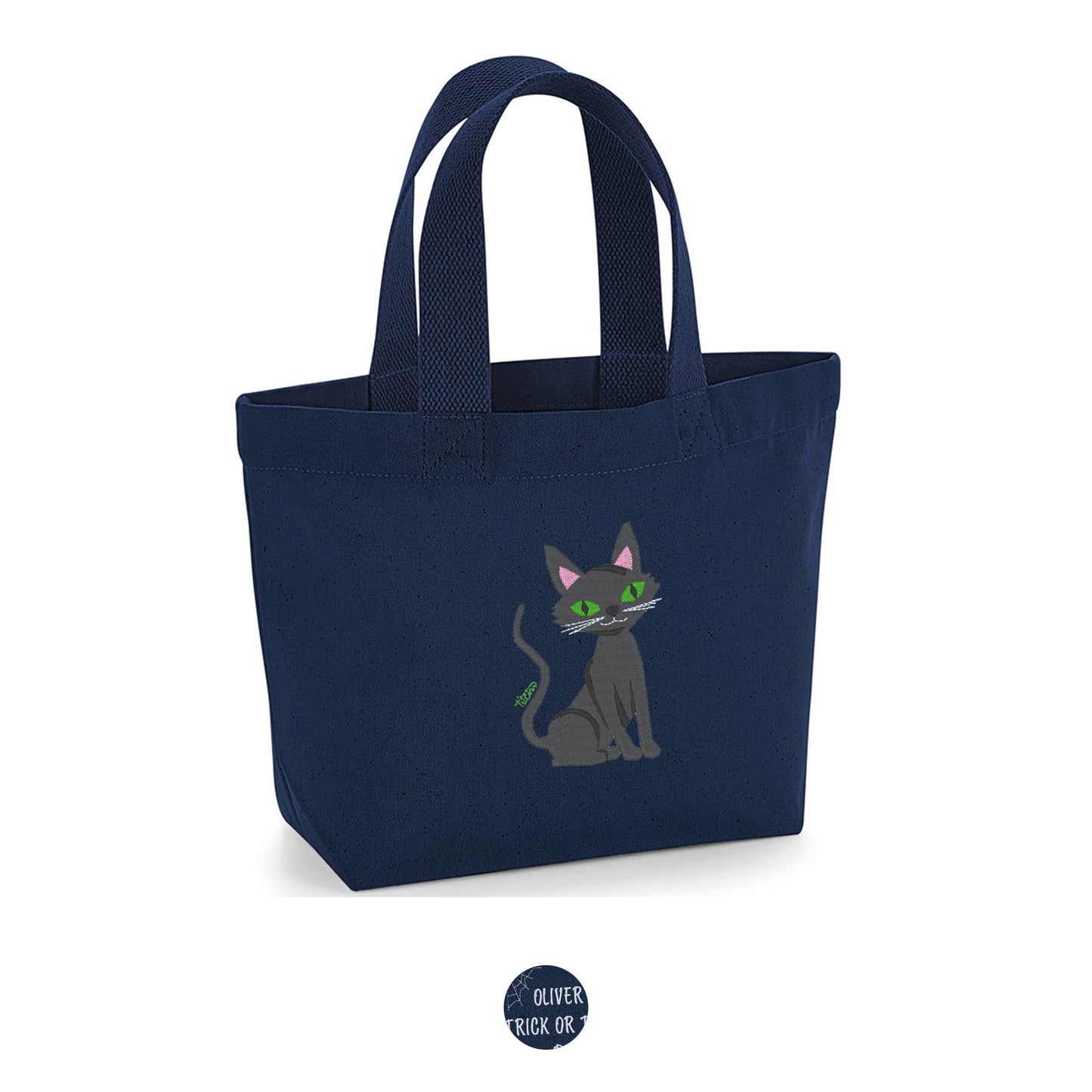 Halloween cat Trick or Treat bag