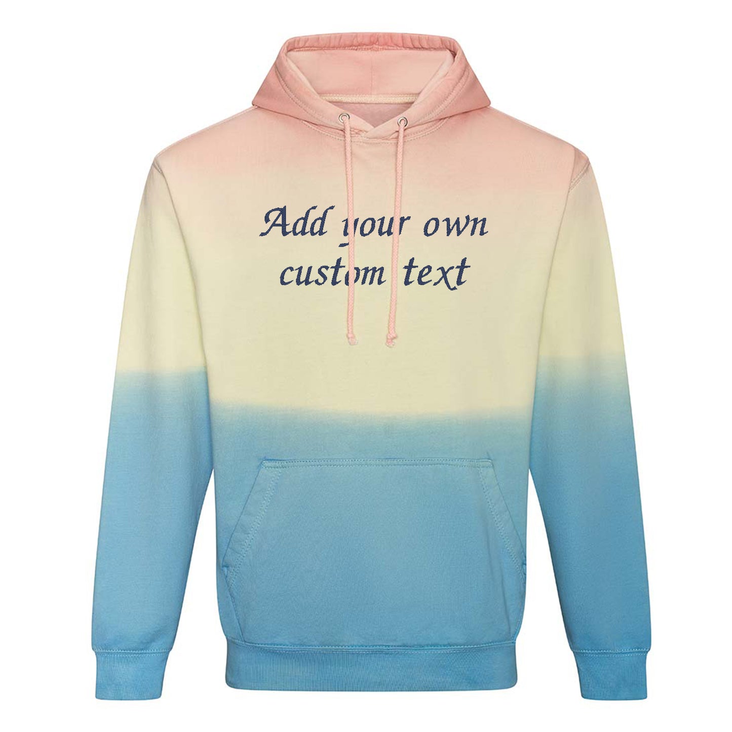 Personalised Unisex Tie-dye Hoodie