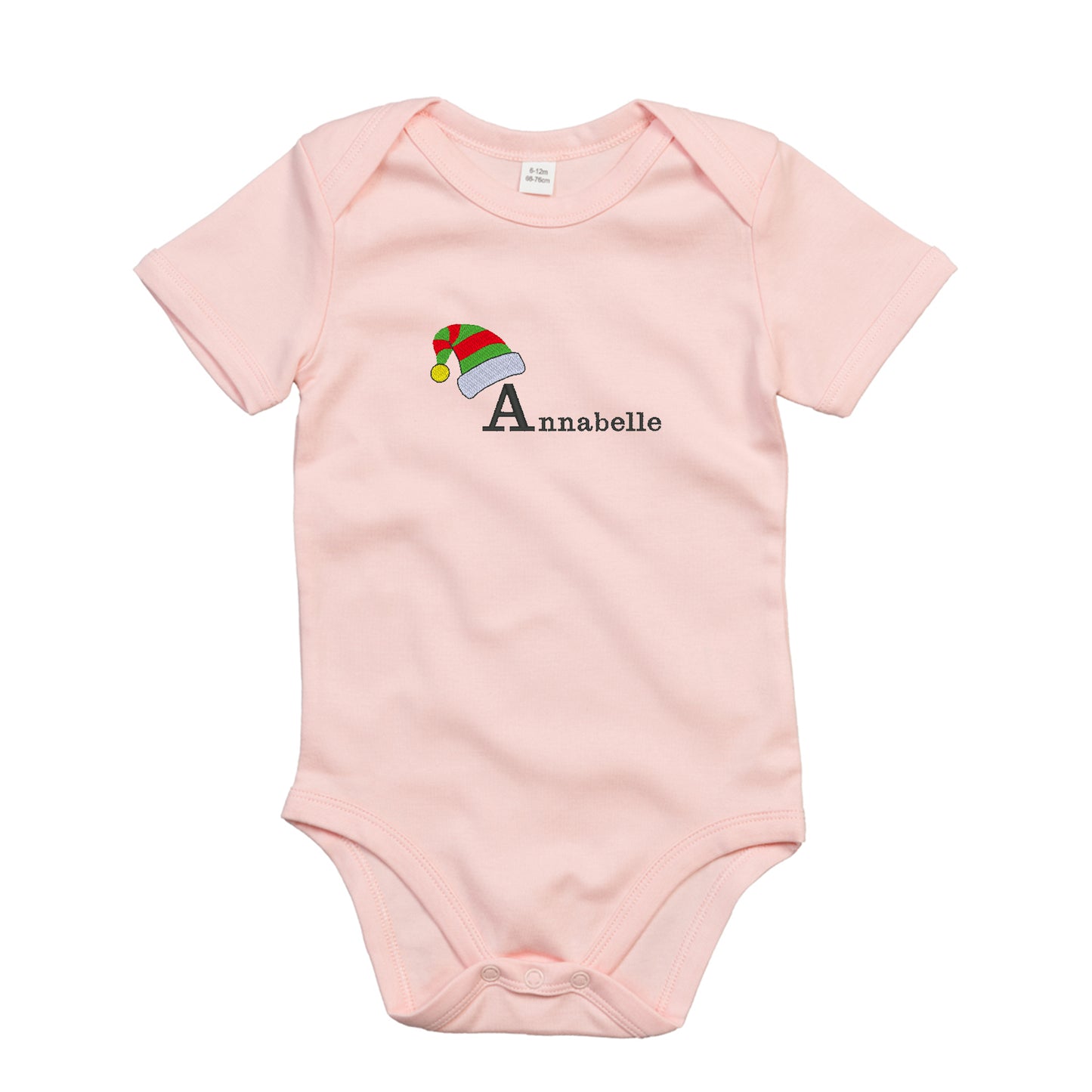 Personalised Christmas Elf Baby Bodysuit