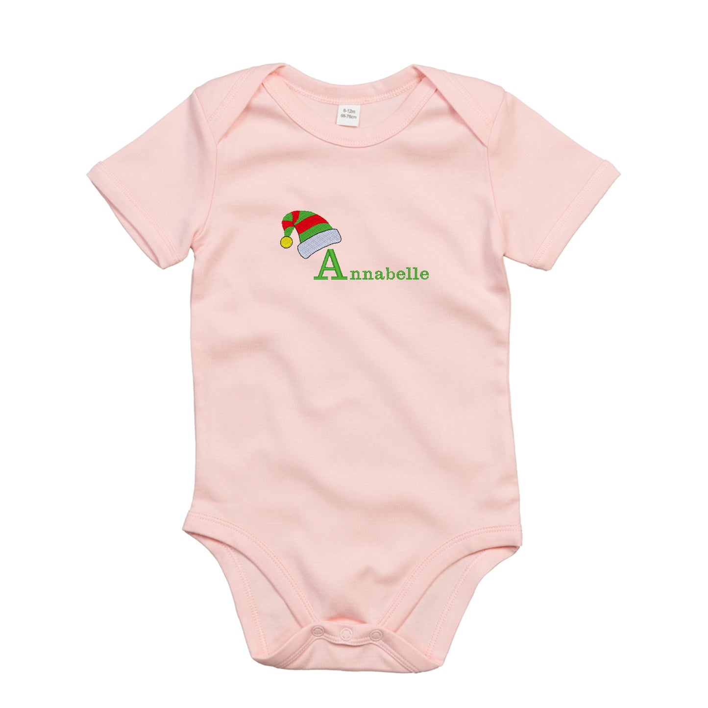 Personalised Christmas Elf Baby Bodysuit
