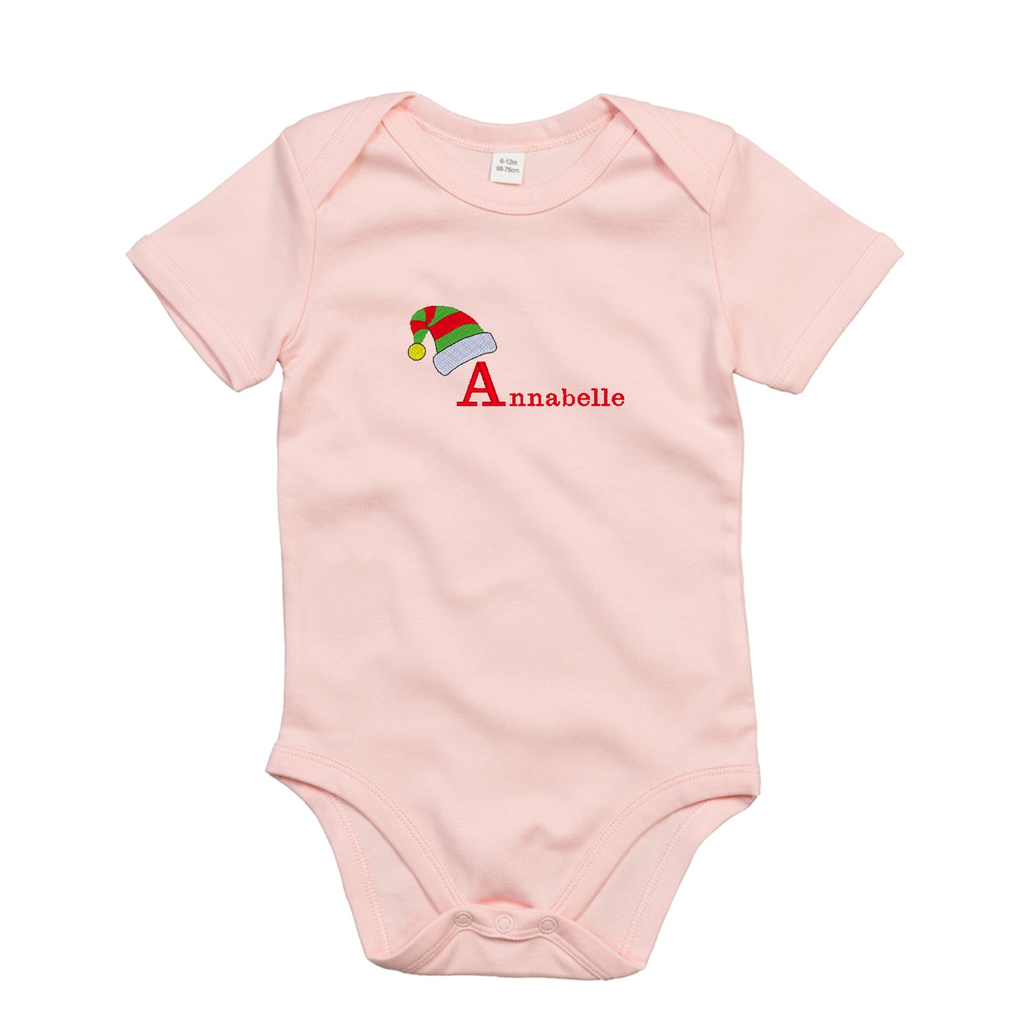Personalised Christmas Elf Baby Bodysuit