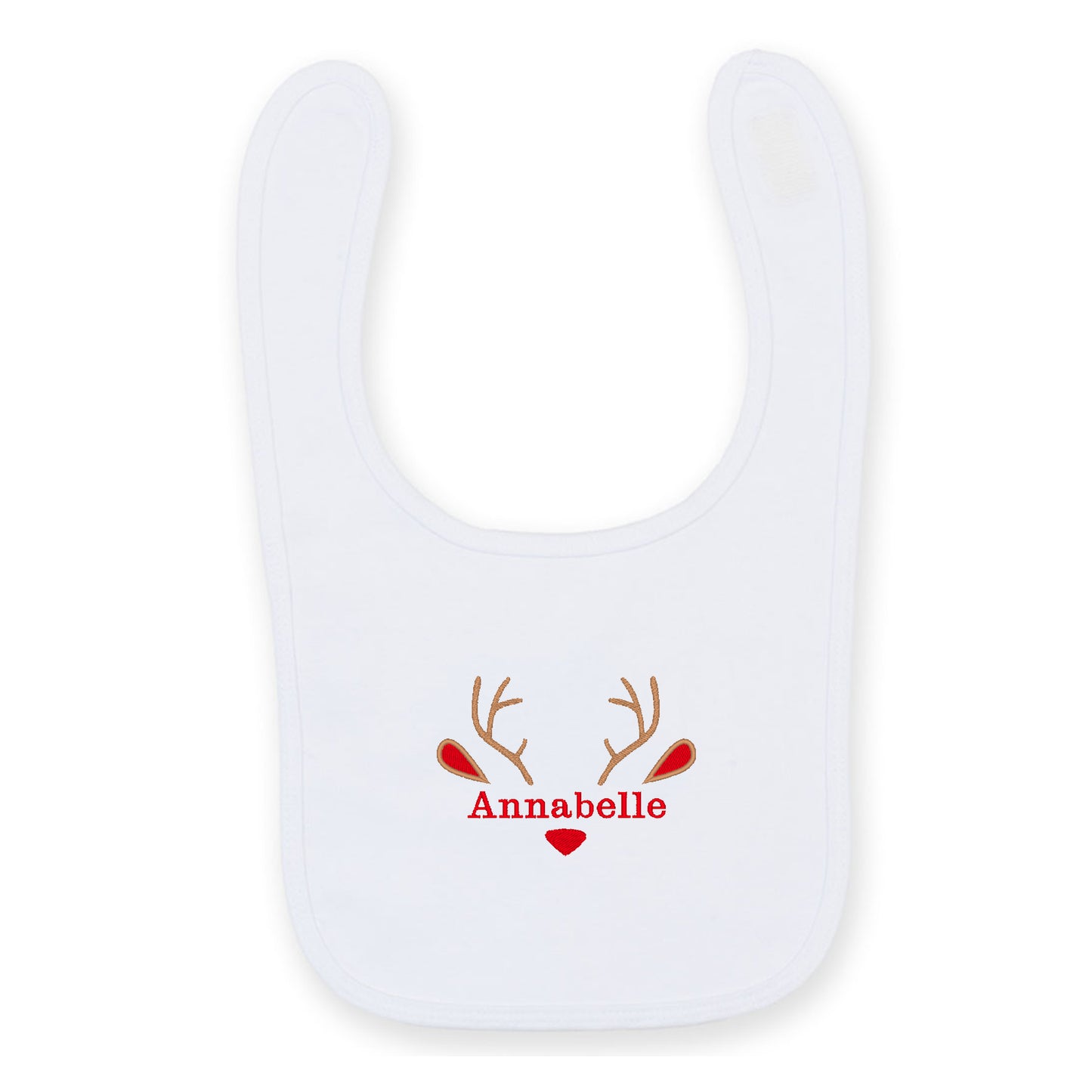 Personalised Reindeer Bib