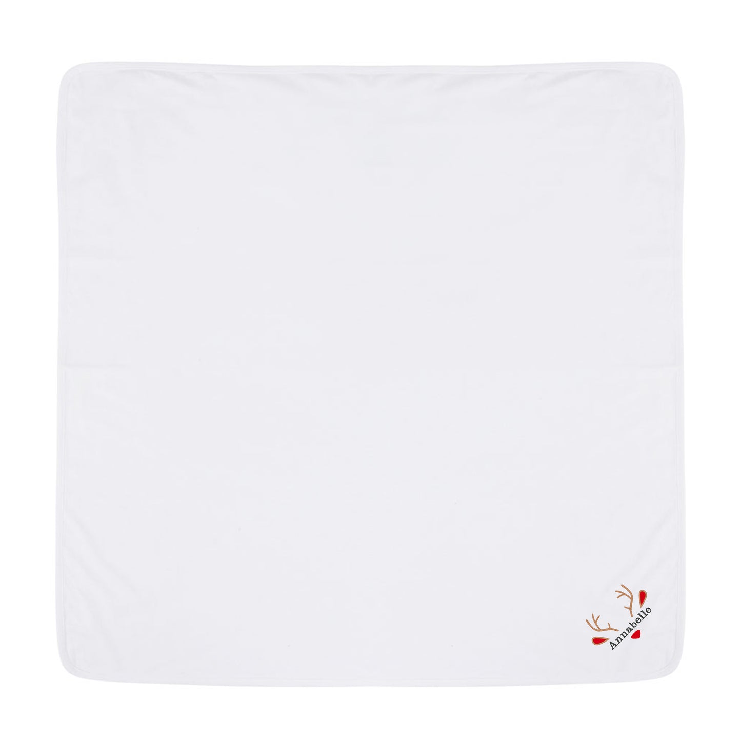 Personalised Reindeer Baby Blanket