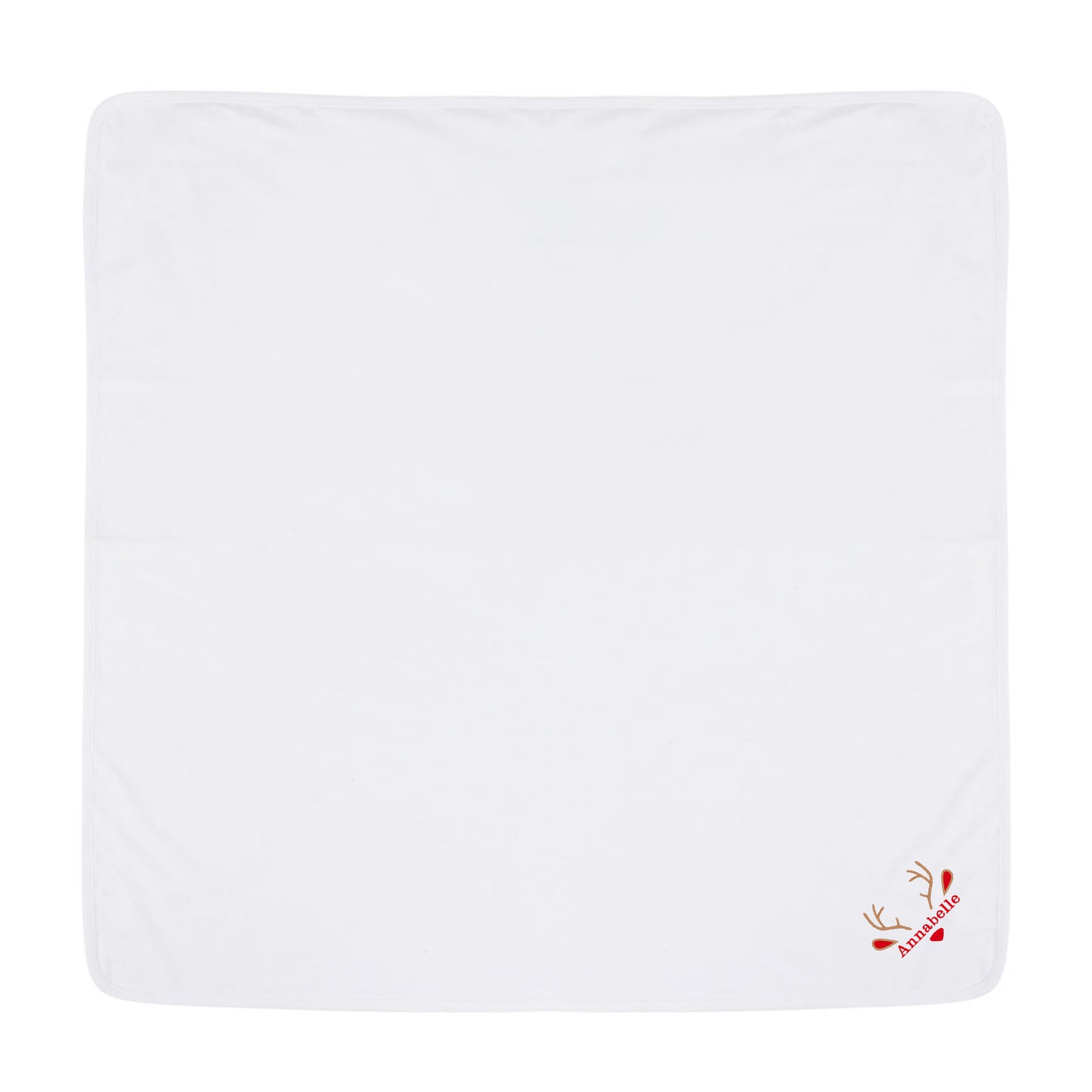 Personalised Reindeer Baby Blanket