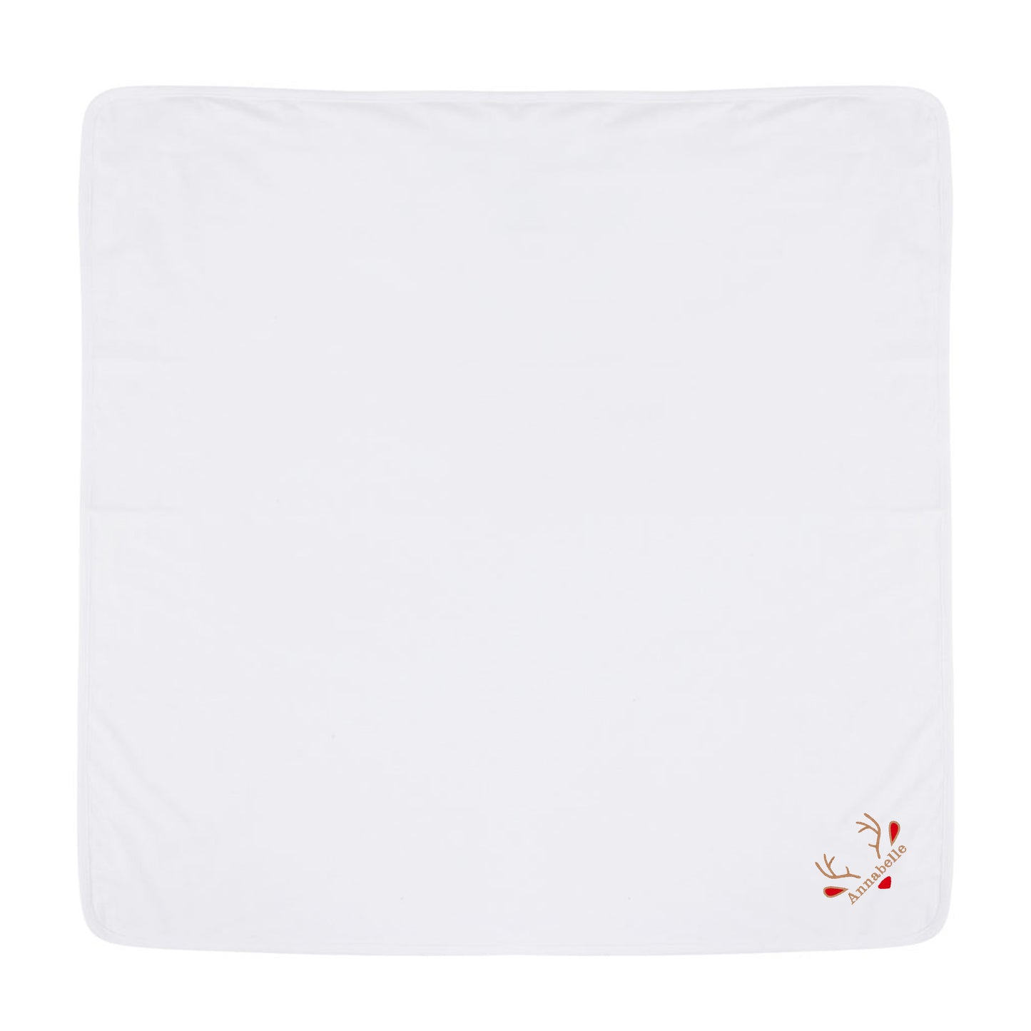 Personalised Reindeer Baby Blanket