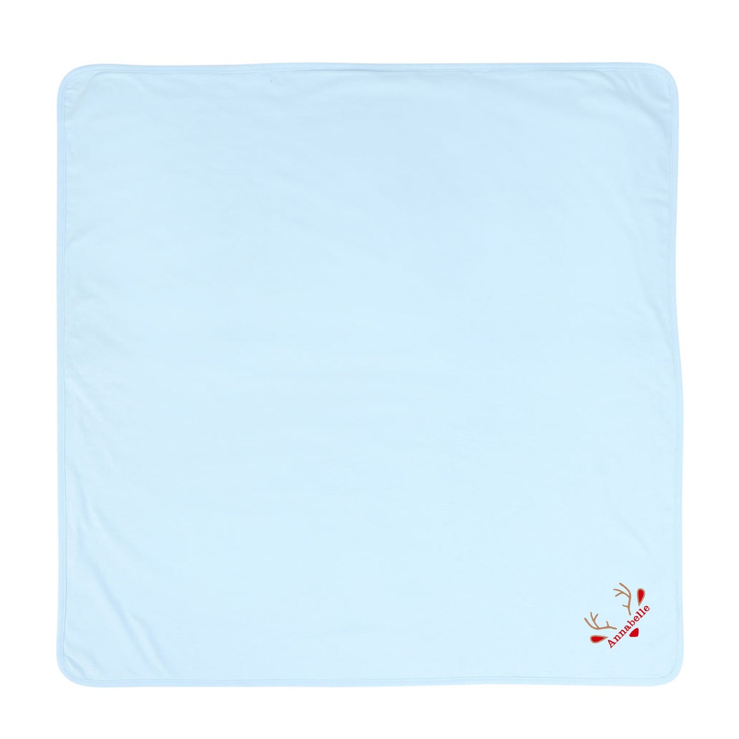 Personalised Reindeer Baby Blanket