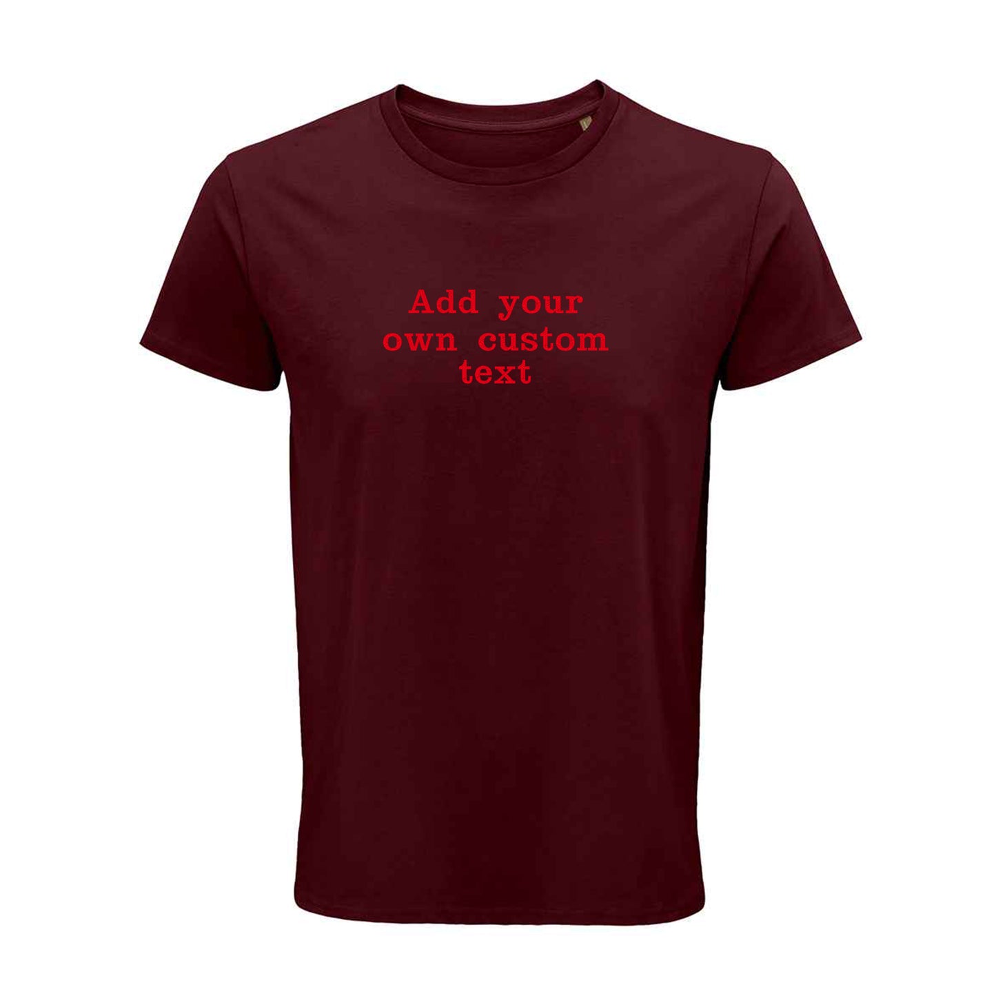Personalised Unisex Organic Cotton Top
