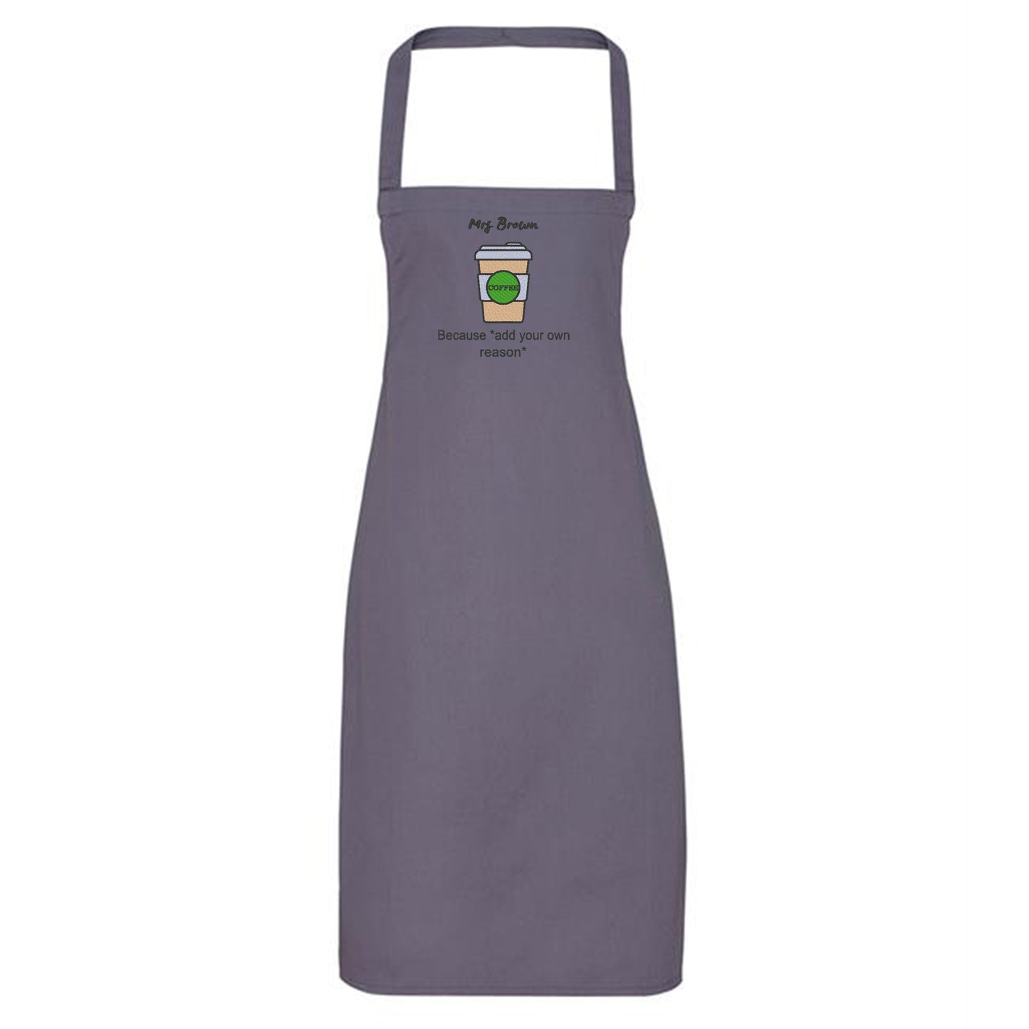 'Coffee because adulting is hard!' Apron