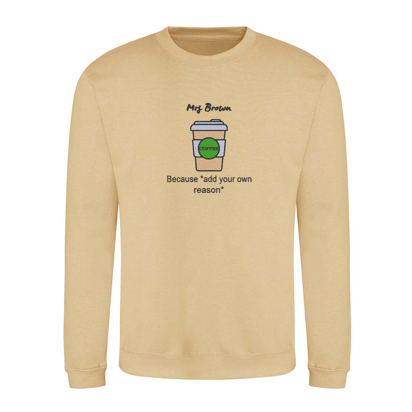 'Coffee because adulting is hard!' Jumper
