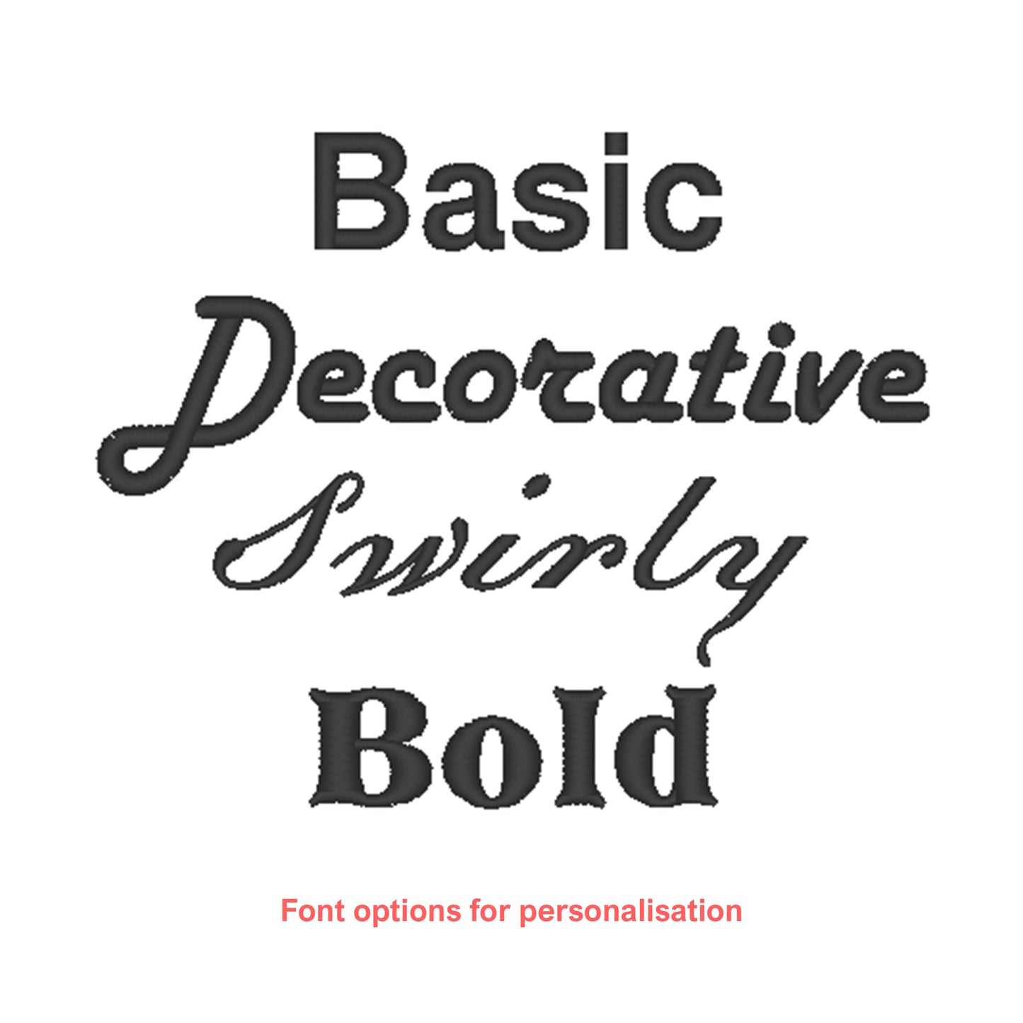 text options