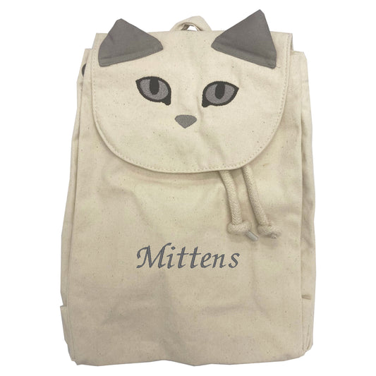 Cat Organic Cotton Rucksack