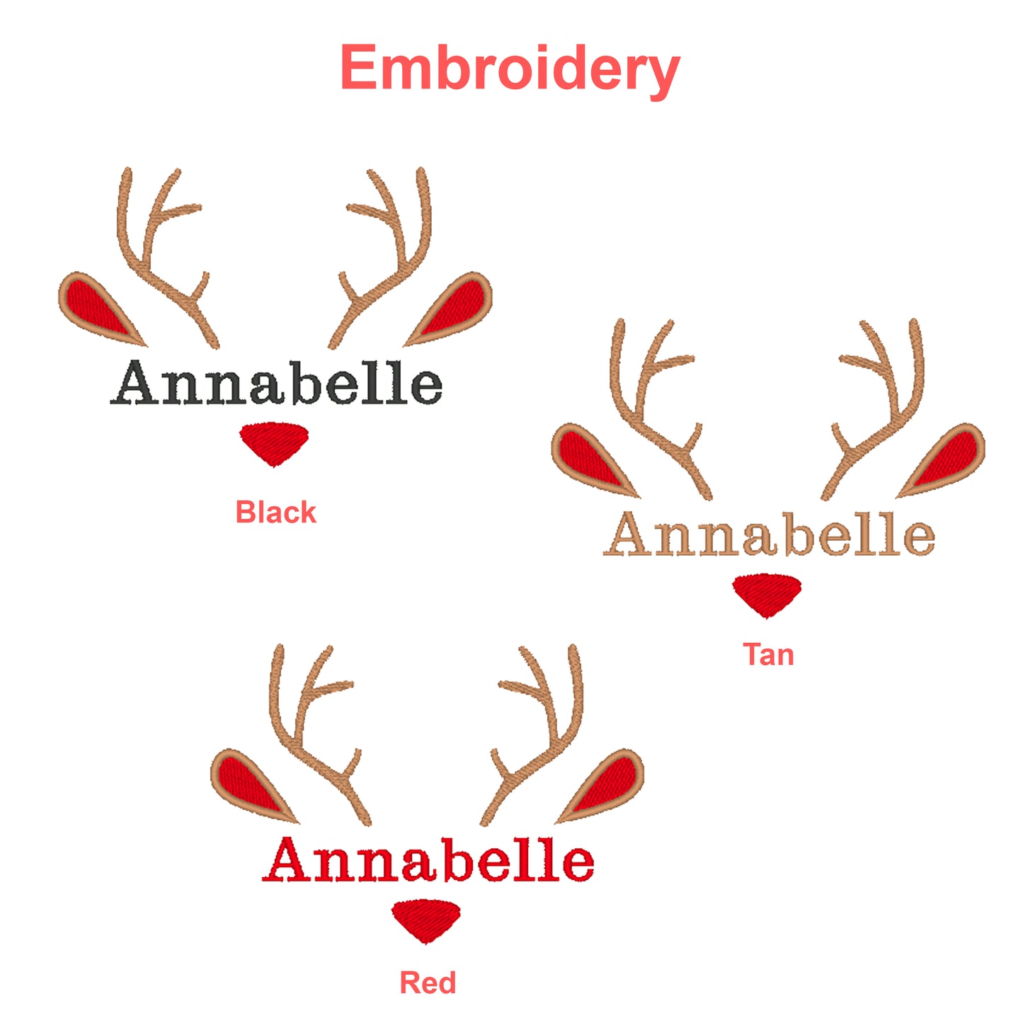 Personalised Reindeer Bunny Blanket