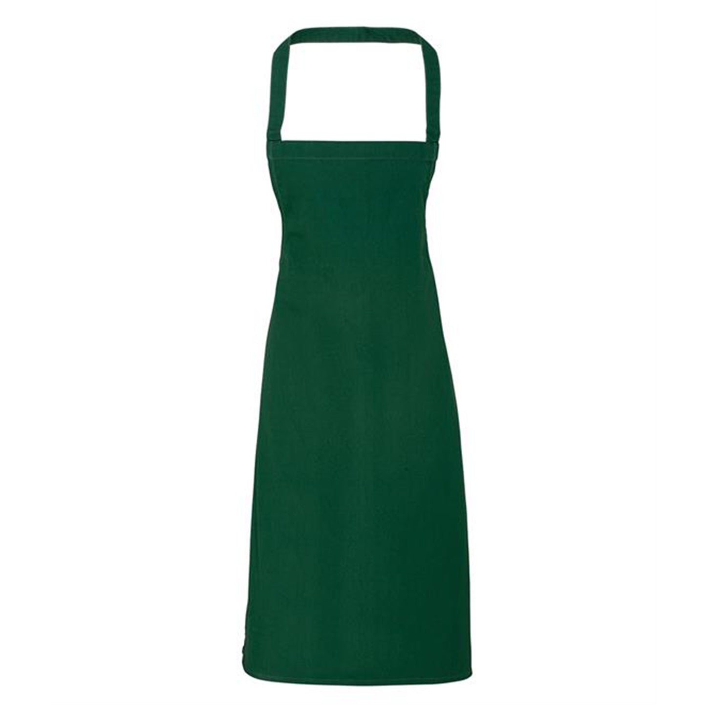 bottle green organic apron