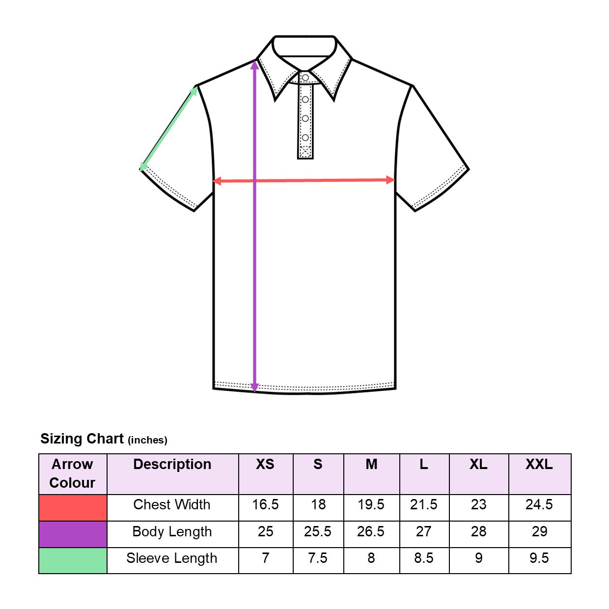 sizing chart