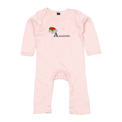 Personalised Christmas Elf Babygrow
