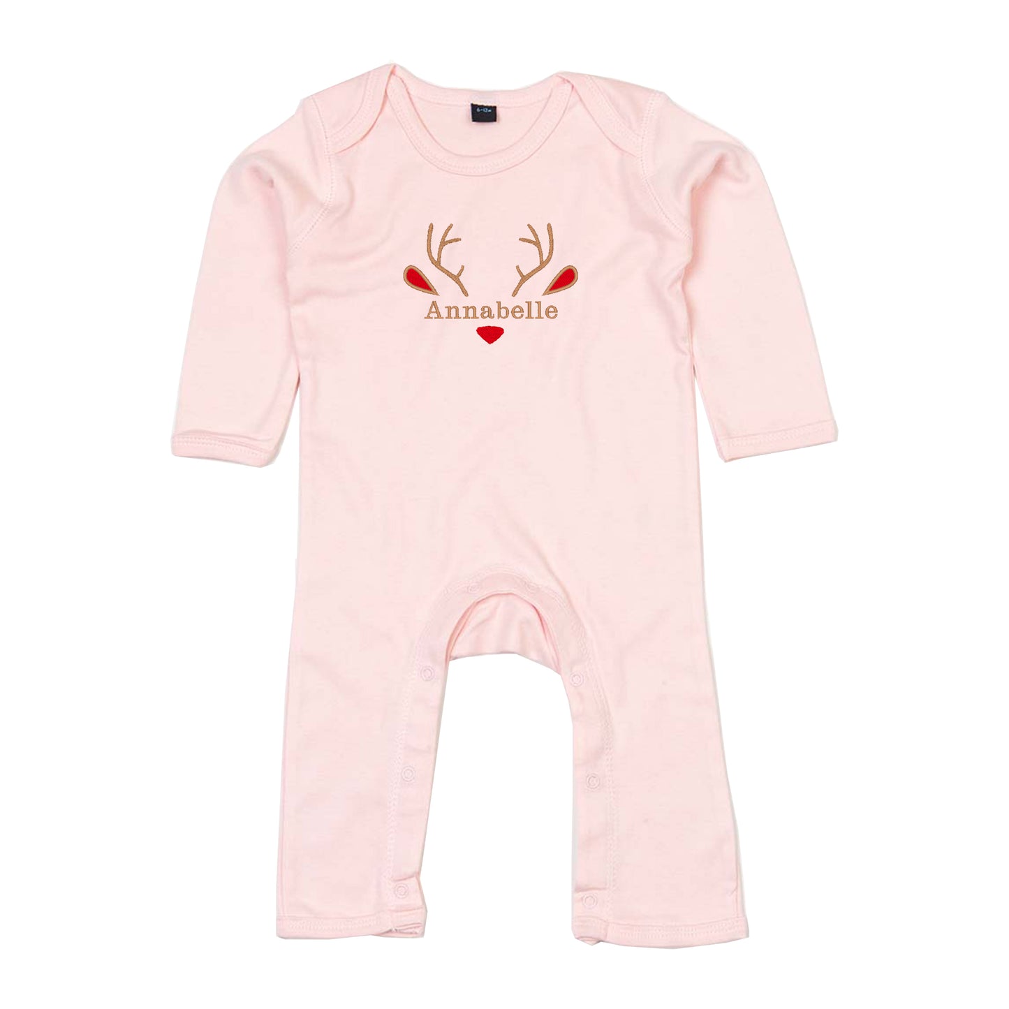 Personalised Reindeer Babygrow