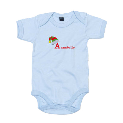 Personalised Christmas Elf Baby Bodysuit
