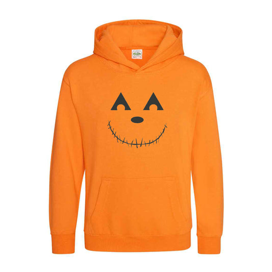 Pumpkin face Kids Hoodie