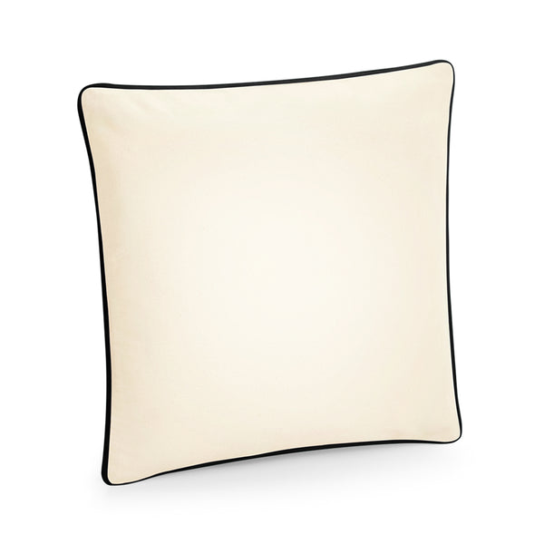 Fairtrade Cotton Piped Cushion Cover