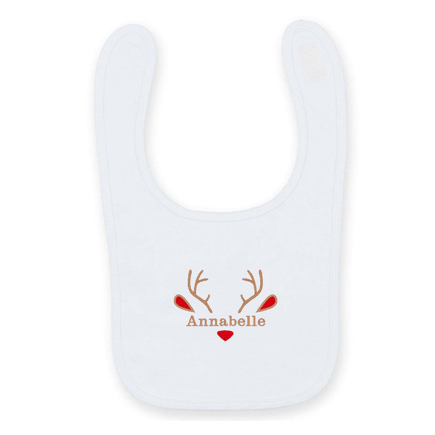 Personalised Reindeer Bib