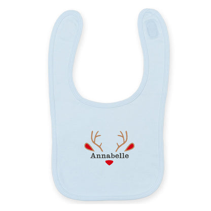 Personalised Reindeer Bib