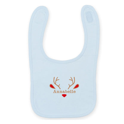 Personalised Reindeer Bib