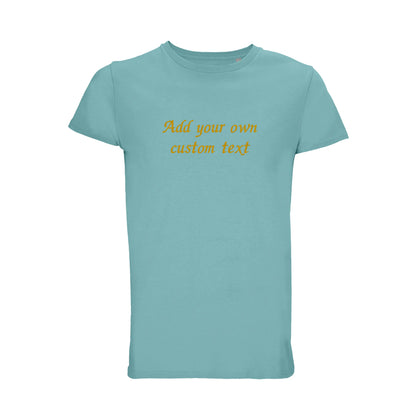 Personalised Unisex Organic Cotton Top