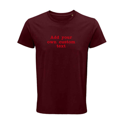 Personalised Unisex Organic Cotton Top