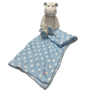 My 1st Christmas Hippo Baby Blanket