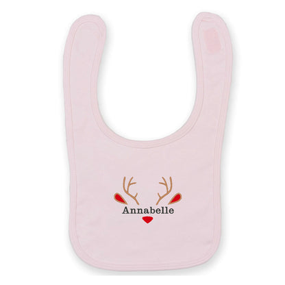 Personalised Reindeer Bib