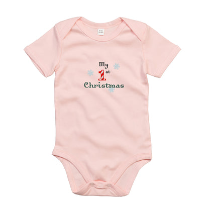 My 1st Christmas Baby Bodysuit