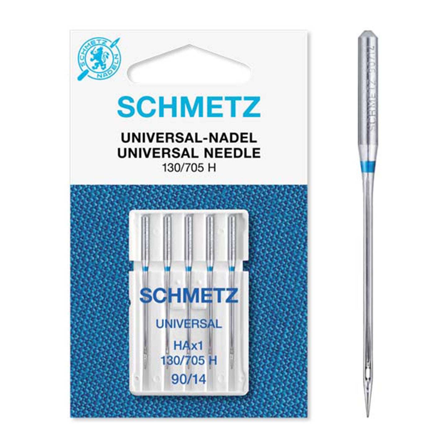 Schmetz Universal Machine Needles: 70(10), 80(12), 90(14), 100(16)