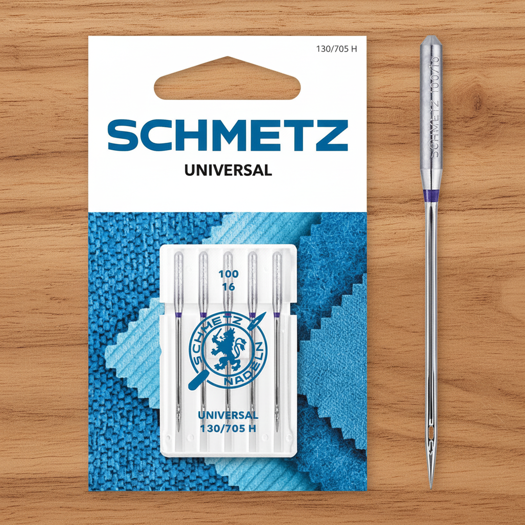 Schmetz Universal Machine Needles: 70(10), 80(12), 90(14), 100(16)