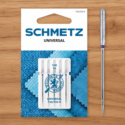 Schmetz Universal Machine Needles: 70(10), 80(12), 90(14), 100(16)