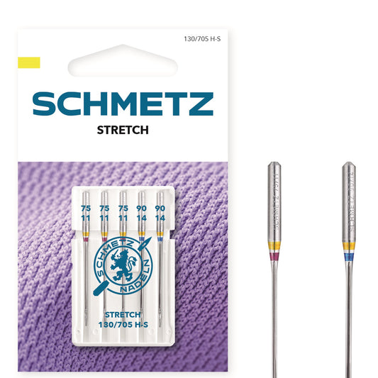 Schmetz Stretch Assorted Machine Needles: 75(11)-90(14)