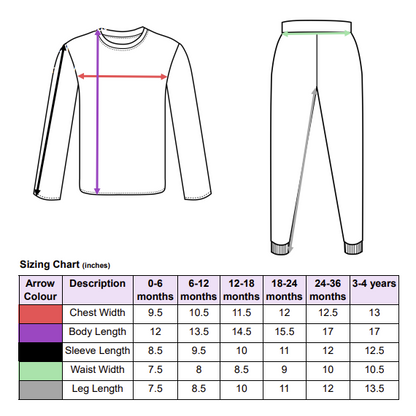 Personalised Christmas Elf Baby and Toddler Christmas Pyjamas