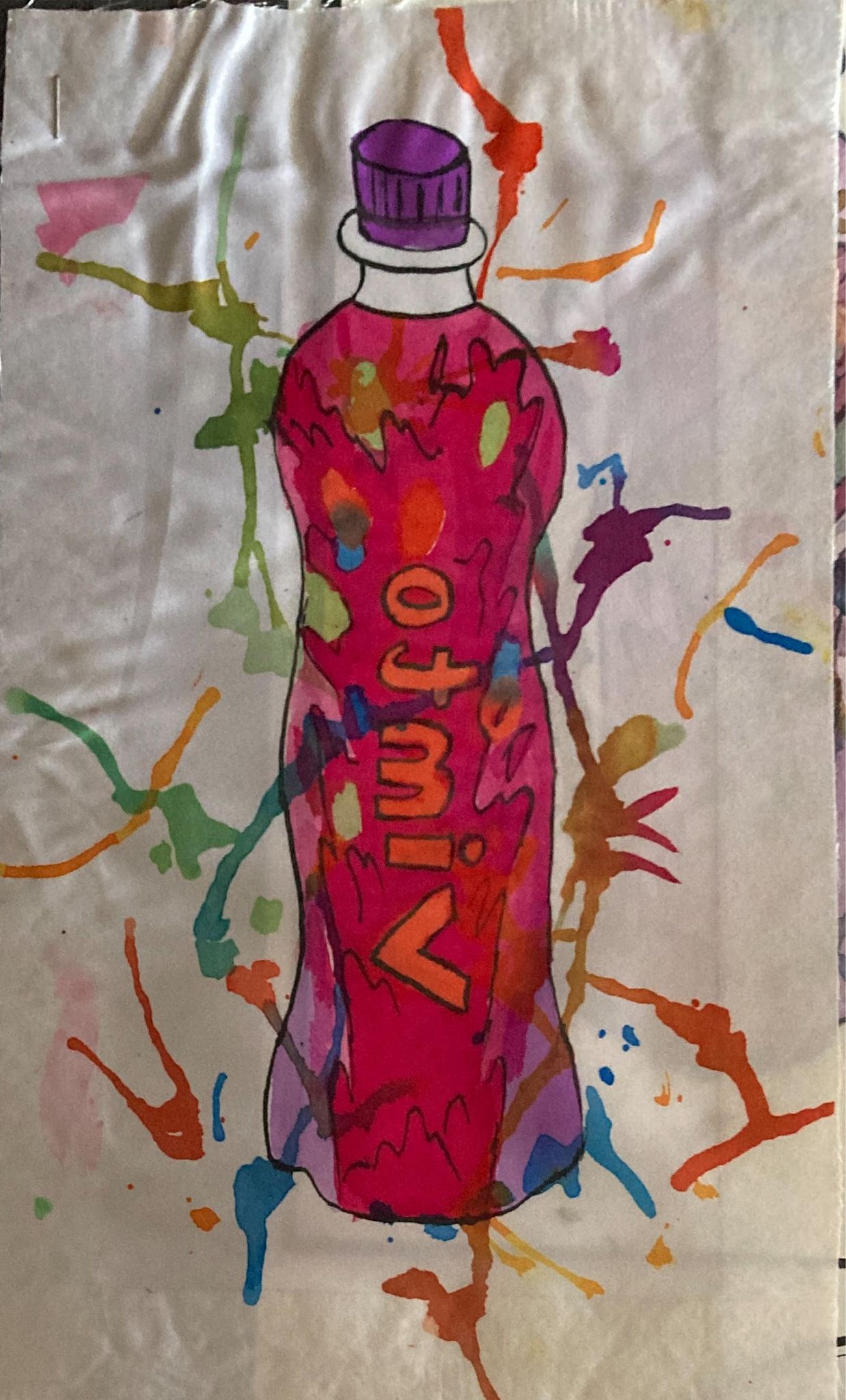 Titch designs heat transfer ink splatter 