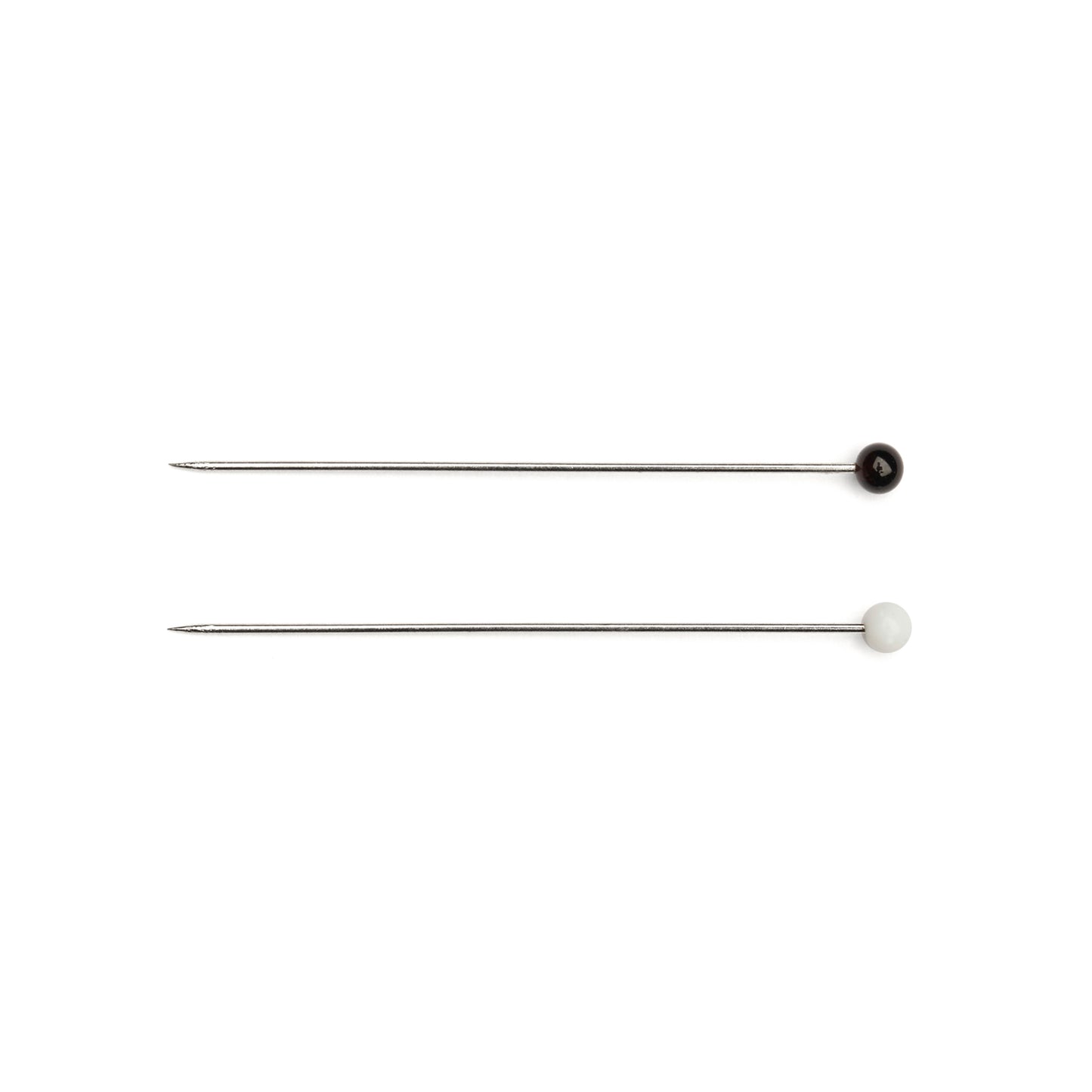 Hemline Glass Head Extra Fine Pins: 200 Pieces