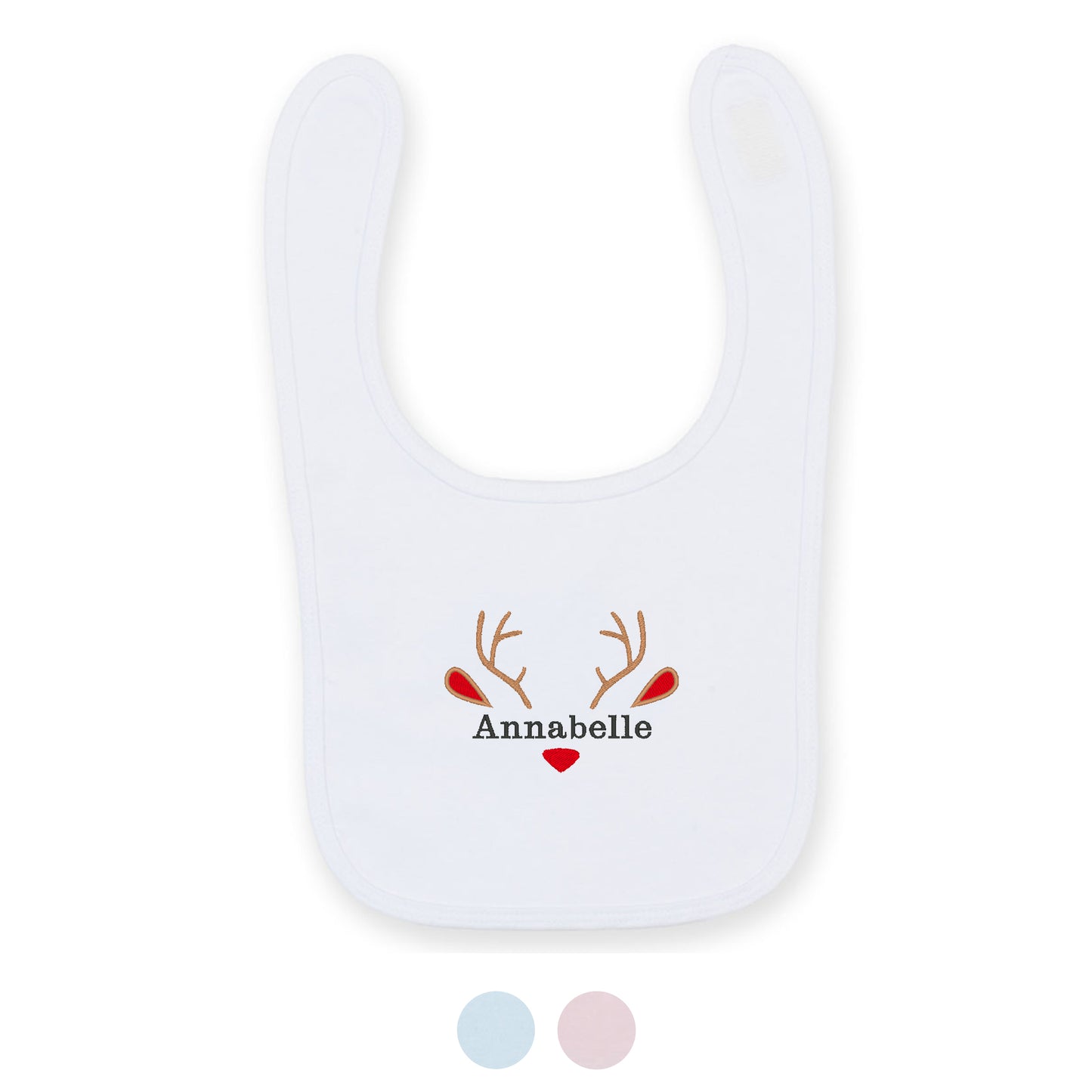 Personalised Reindeer Bib