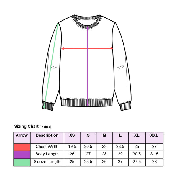 Jumper sizing chart