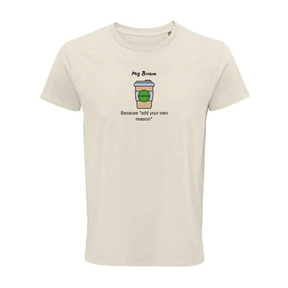 'Coffee because adulting is hard!' Unisex Organic Cotton Top