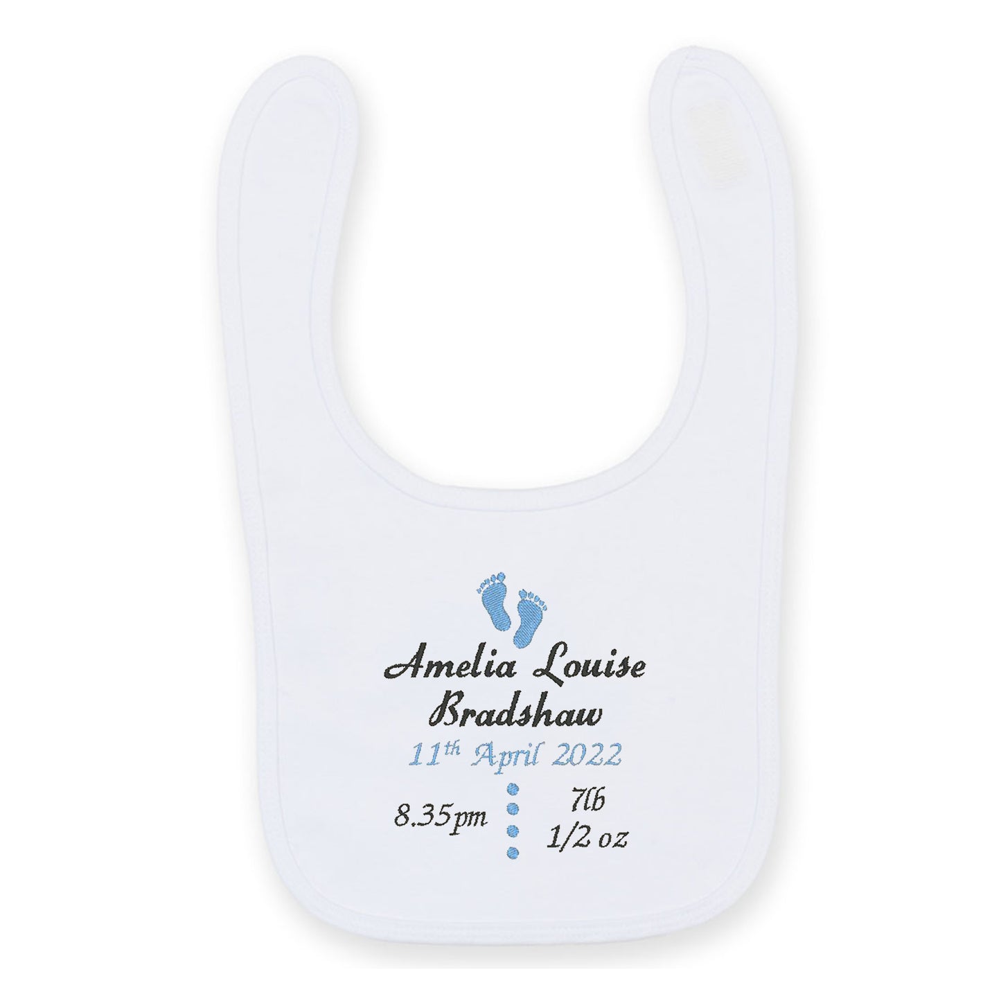 Birth Announcement Bib