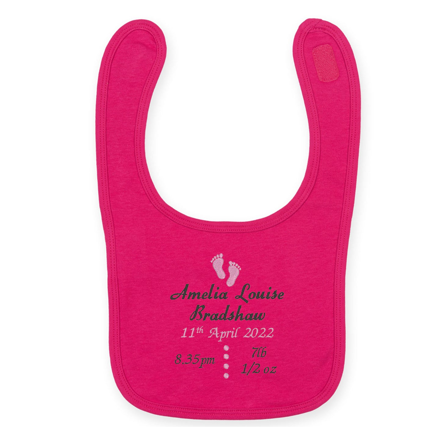 Birth Announcement Bib