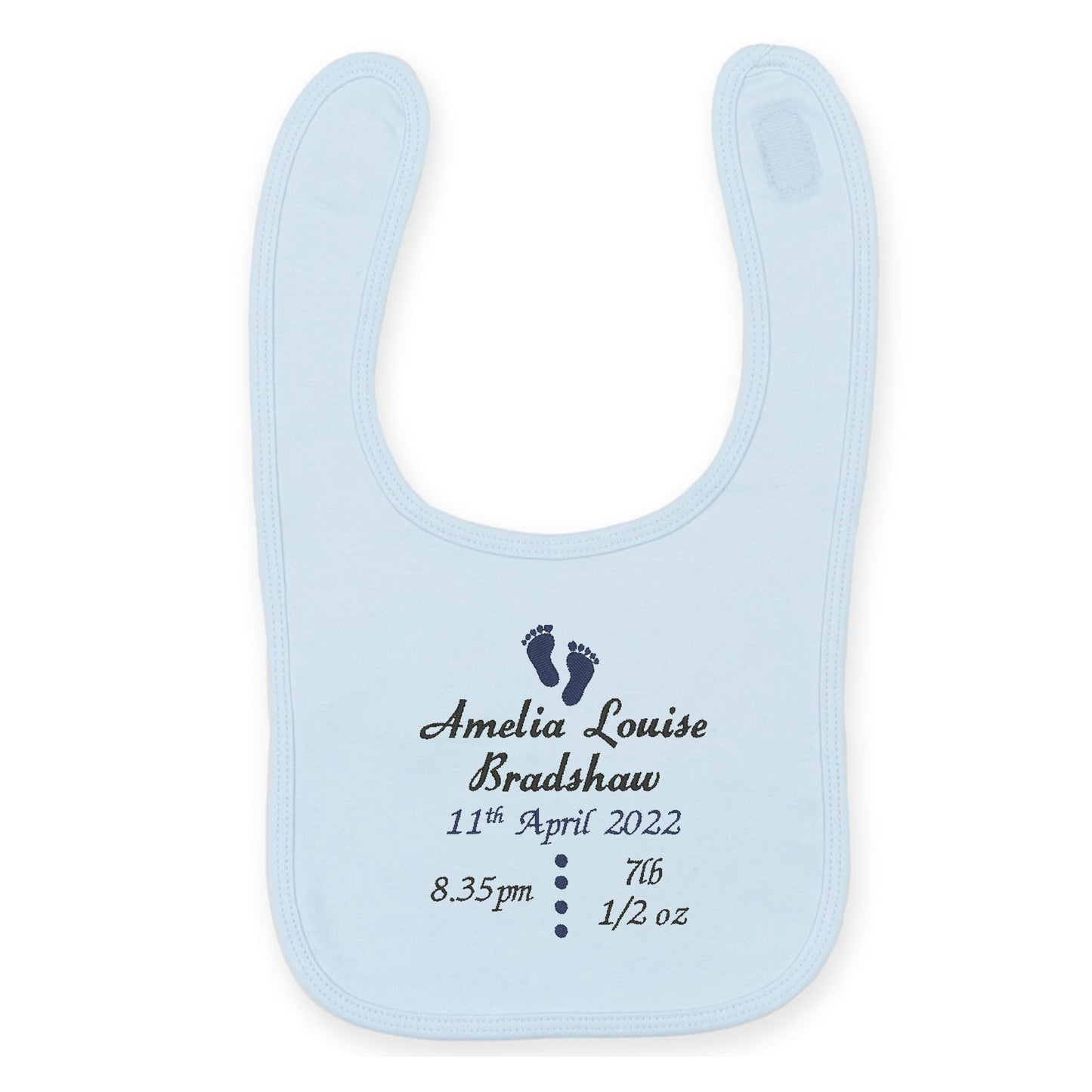 Birth Announcement Bib