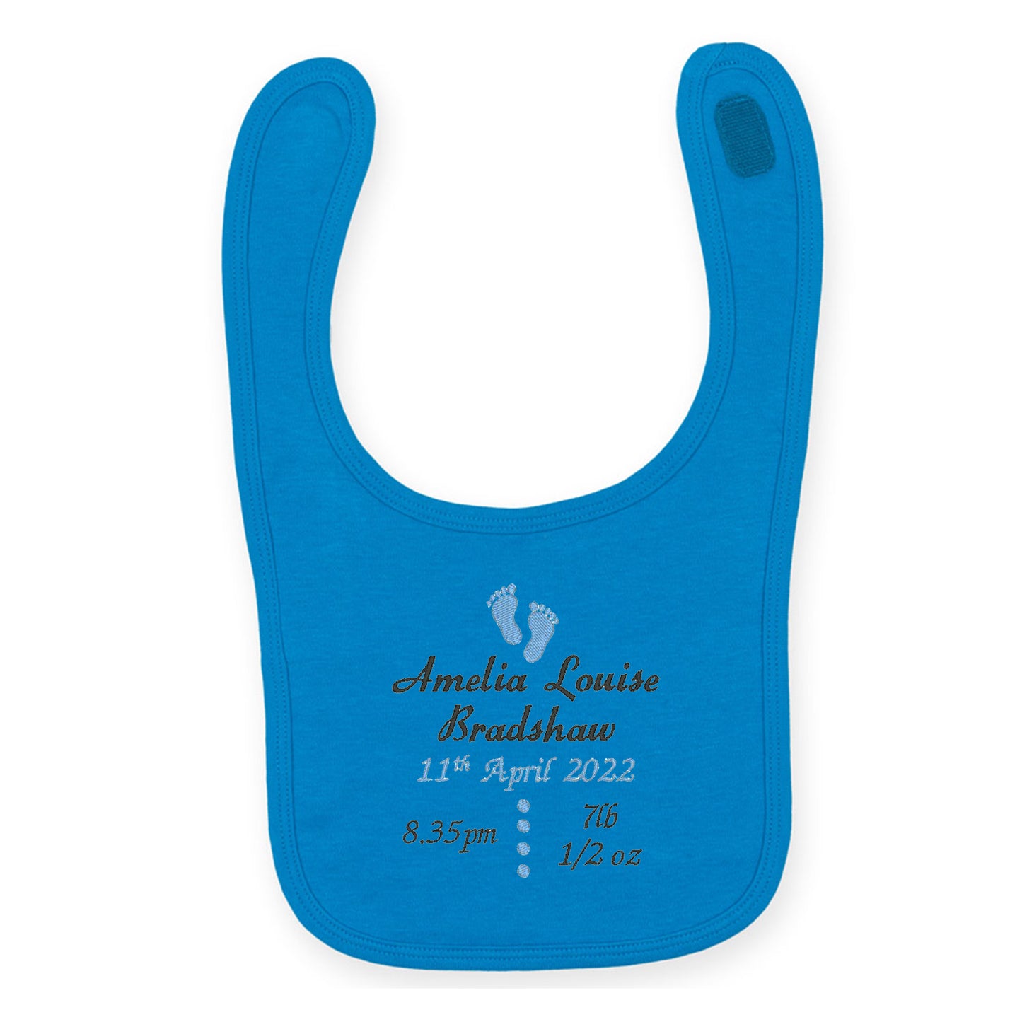 Birth Announcement Bib