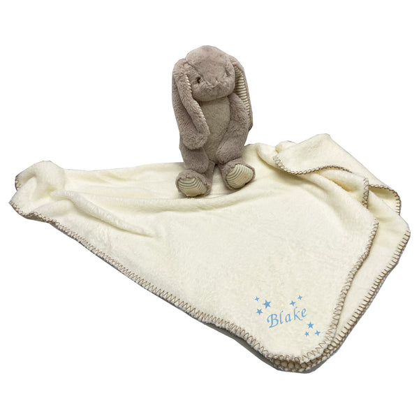Personalised Blake the Bunny Baby Blanket