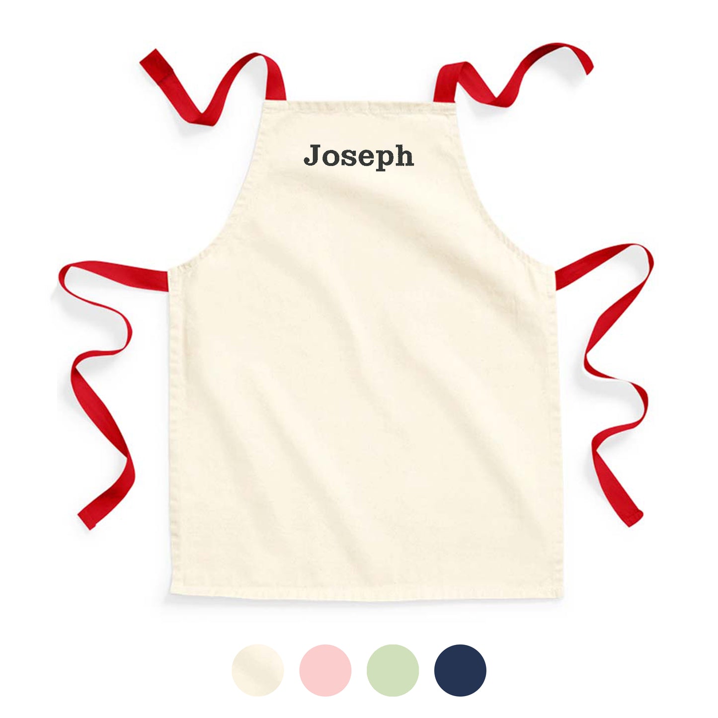 Personalised Kids Fairtrade Cotton Apron