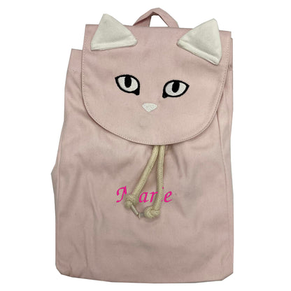 Cat Organic Cotton Rucksack