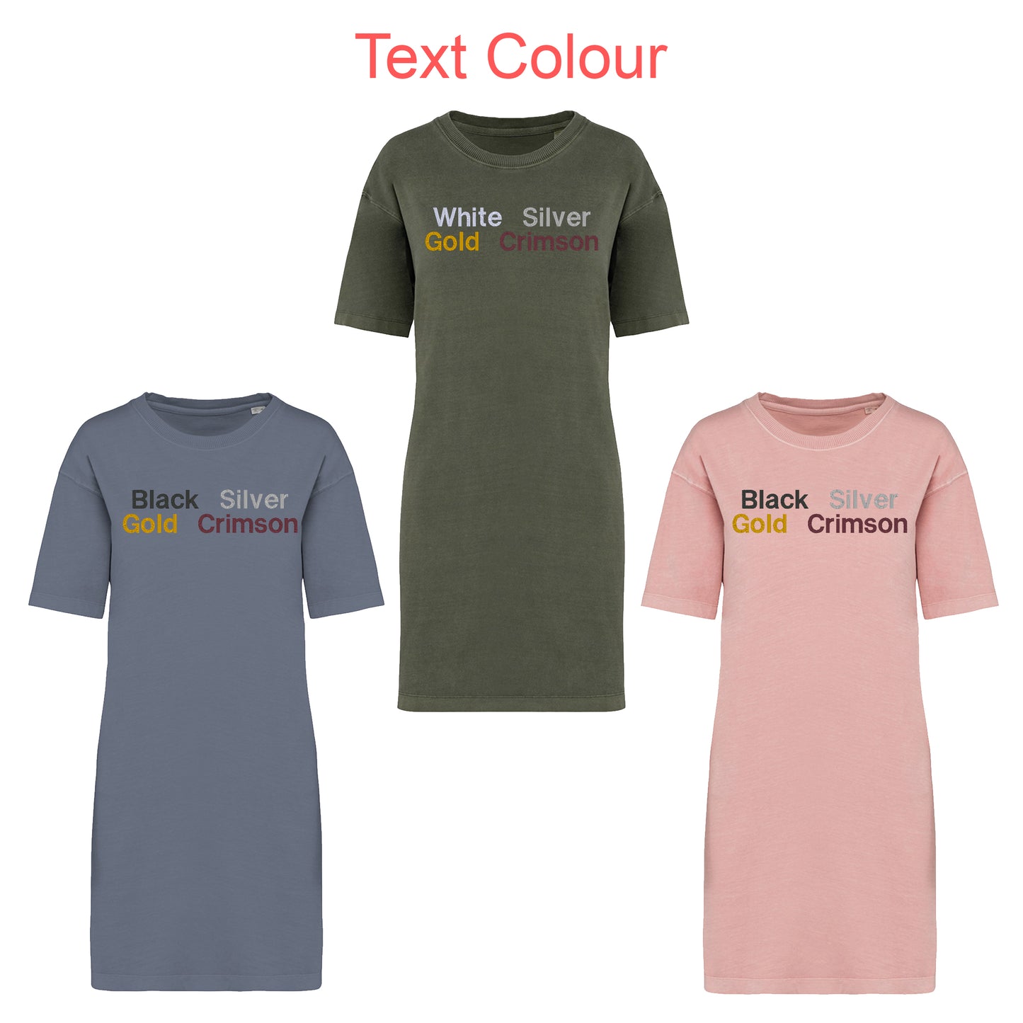 Personalised T-shirt Dress