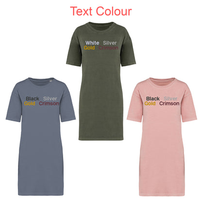 Personalised T-shirt Dress